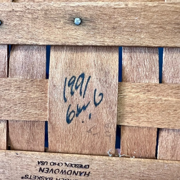 Price Drop- Longaberger Yuletide Traditions Basket Green Christmas Collection 91 - Picture 10 of 10